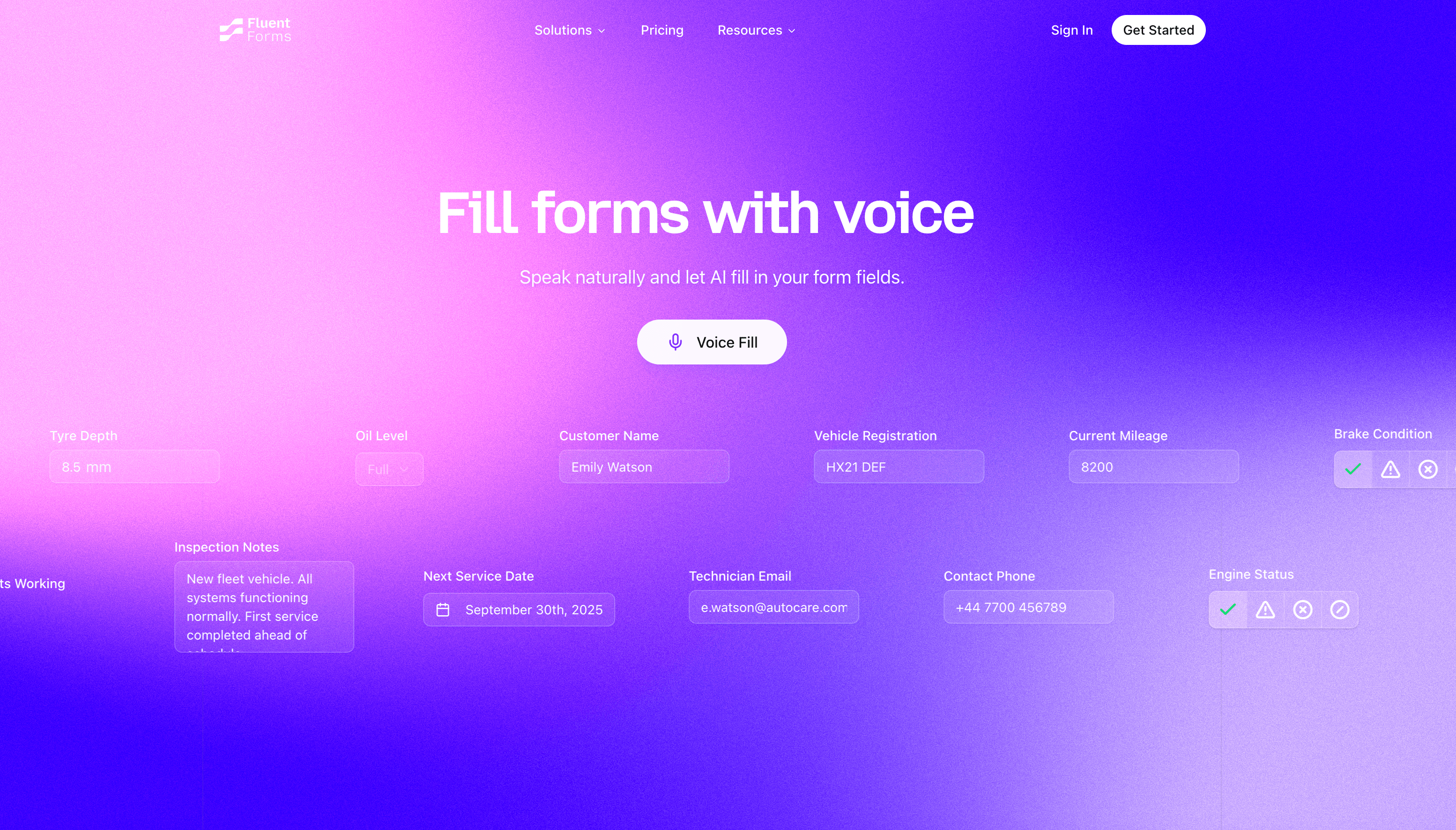 Fluentforms project preview